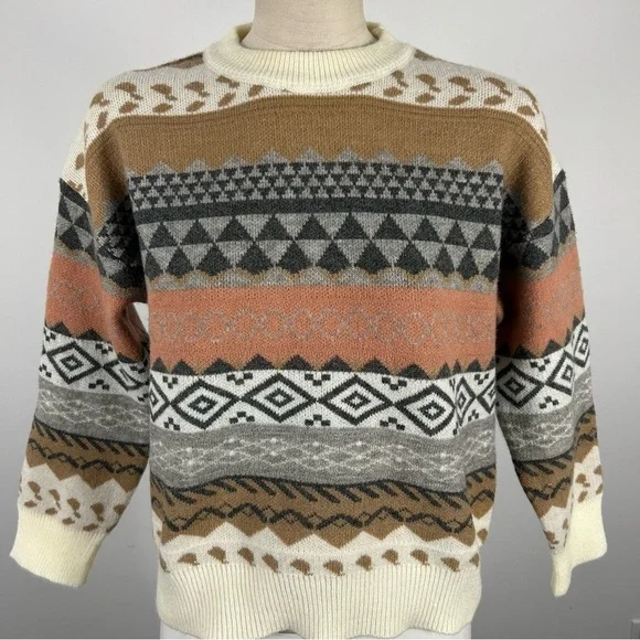 ADORA Multicolor Patterned Sweater S - Picture 1 of 11